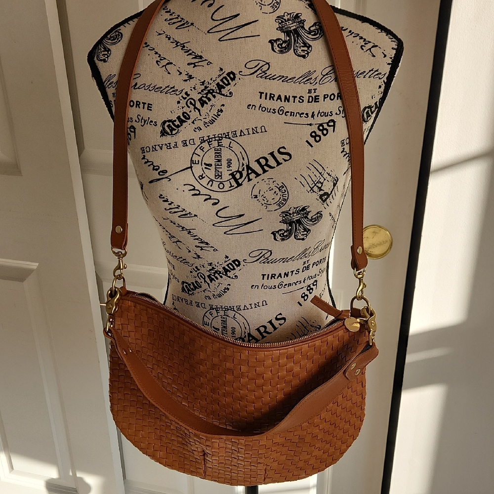 Clare V Moyen Messenger Large Bag Tan